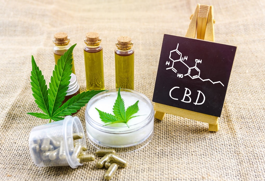 cannabidiol or CBD capsules, topicals and CBD oil